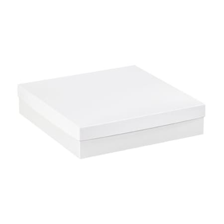 Bsc Preferred 14 x 14 x 3'' White Deluxe Gift Box Bottoms, 50PK BUY00018273